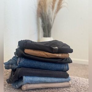 Abercrombie & Fitch Men's Jeans in Black, Brown, and Blue